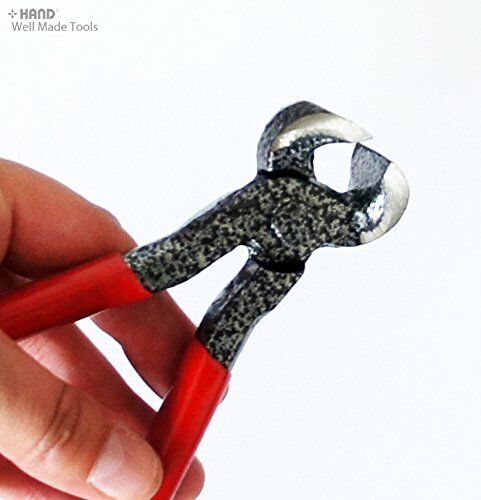 Side view showcasing the ergonomic design of the plier handles.