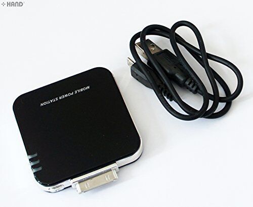 Small sleek pocket power bank with USB ports