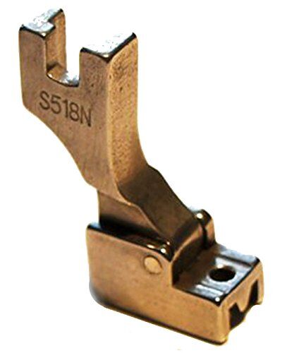 Concealed zipper foot for industrial sewing machines