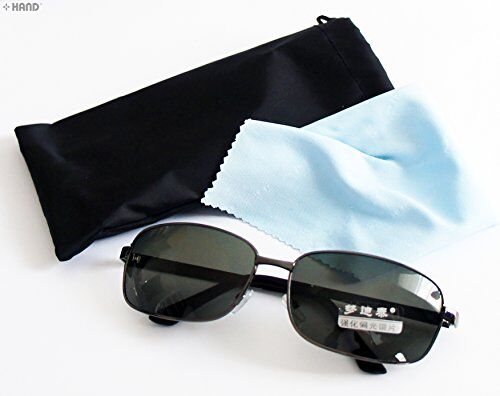 Driving sunglasses displayed at an angle to show the lenses