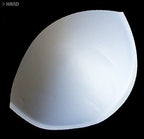 Packaging of white bra cup pads showing size options