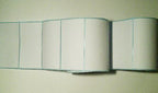 Pack of 2 rolls of self-adhesive labels displayed