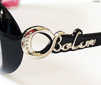 Side view of ladies sunglasses showcasing frame details.