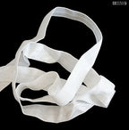 Close-up of 15mm wide knitted elastic binding material