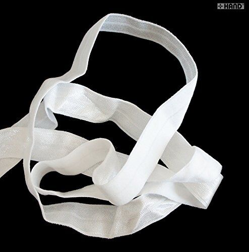 Close-up of 15mm wide knitted elastic binding material