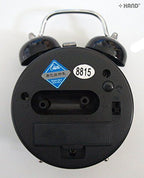 Close-up of the clock face featuring Mickey Mouse design