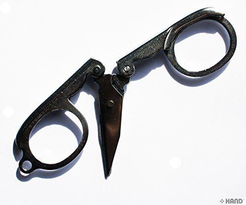 806A Convenient Travel Folding Metal Scissors Assorted Sizes - Pack of 2 (806AS Small)