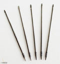 Pack of 5 professional repairing needles in straight style.