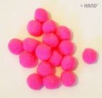 A Jumbo Pack of POM POMS Appx 1000 pcs- 20 mm (Bright Pink)