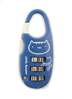 Little Danchoo Colourful 3 Digit Combination Padlock for Your School, Home, Locker, Bag, Diary - It's My Secret - Blue