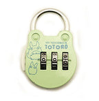 My Neighbour Totoro Colourful 3 Digit Combination Padlock for Your School, Home, Locker, Bag, Diary - It's My Secret - Pastel Green