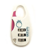My Neighbour Totoro Colourful 3 Digit Combination Padlock for Your School, Home, Locker, Bag, Diary - It's My Secret - White