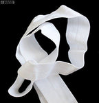 Off White Delicate Smooth Knitted Flat Underwear Elastic - Assorted Width - 10 metres (K7070/25 - 25mm)