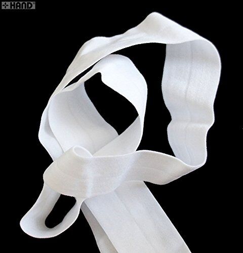 Off White Delicate Smooth Knitted Flat Underwear Elastic - Assorted Width - 10 metres (K7070/25 - 25mm)