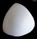 Bra pads displayed on a soft fabric background
