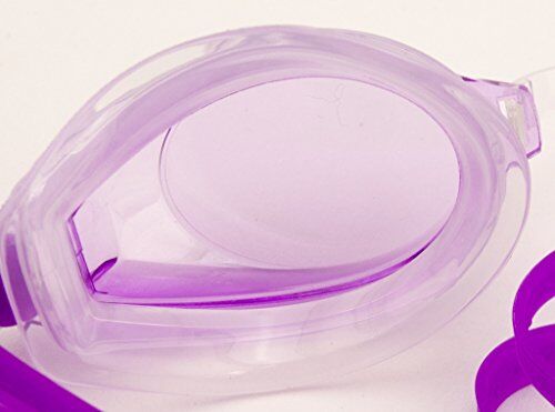 YG-7008 Violet Swimming Goggles - Ergonomic Design with 100% U.V. Protection and Anti-Fog Coating