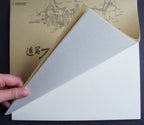 Side view of the sketch pad showing its softback cover