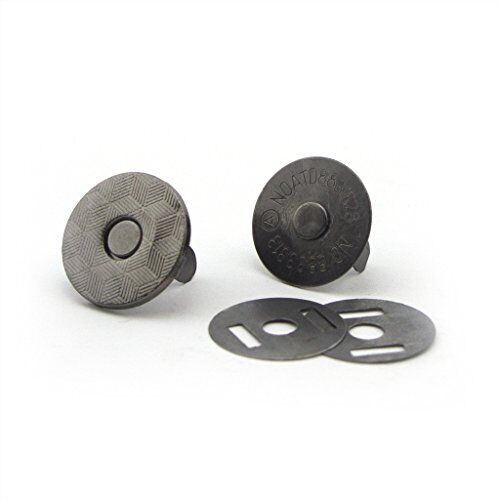 Set of 10 dark copper magnetic buttons displayed together.