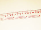 Ruler measuring a princess line pattern