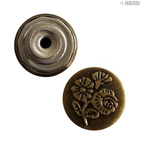 Close-up of No8 fashionable ladies jeans button