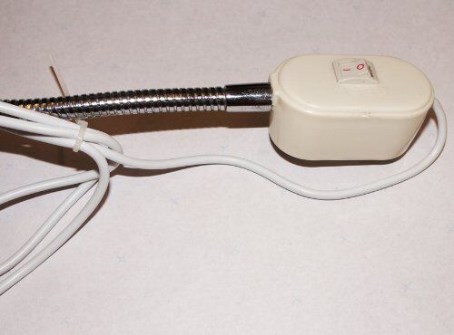 Close-up of the 17 LED lights on the gooseneck lamp