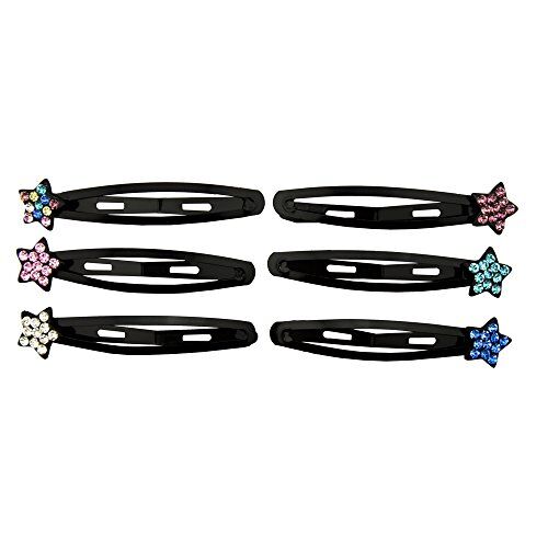 Close-up of a shiny diamante hair clip showcasing its sparkling crystals.