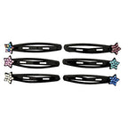 Close-up of a shiny diamante hair clip showcasing its sparkling crystals.