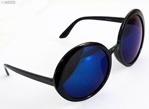 8872 Retro Ladies Woman Iridescent-Reflective/Dark Tinted Sunglasses UV 400 - Pack of 2 (Iridescent-Reflective)