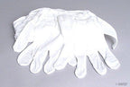 Gloves laid out flat to showcase size and lightweight design