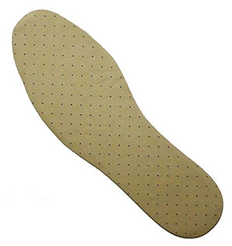 BINOX Pure Latex Breathable Comfortable Full Length Shoe Insoles Assorted Sizes - Pack of 2 Pairs (UK 1-2)