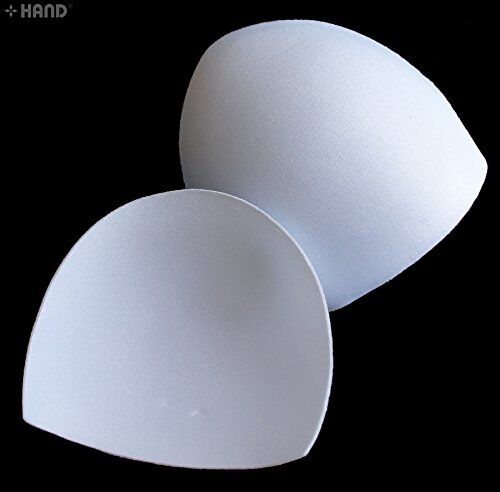 Close-up of the white replacement bra pads showing texture.