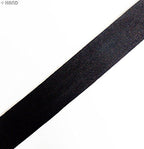 Close-up of black soft smooth knitted underwear elastic.