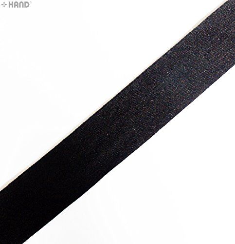 Close-up of black soft smooth knitted underwear elastic.