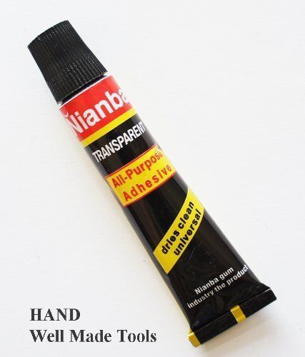 Pack of 5 NB-008 shoe repair glue tubes displayed