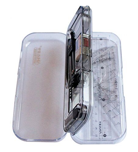 Graphic compass with holder and automatic pencil included.
