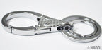 Key rings shown with keys attached for practical use.