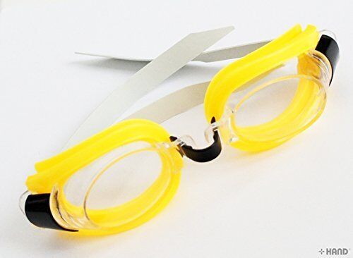 Two pairs of advanced swim goggles with crystal clear lenses.