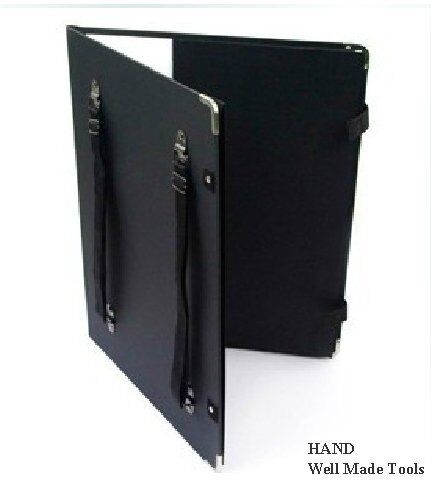 A3 folded portfolio backpack in use with art supplies