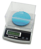 Precision electronic fabric weight scale in white