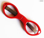 Scissors being used on fabric for crafting projects
