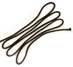 Black cord displayed on a wooden surface, 5 mm wide.