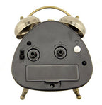 Close-up of the alarm clock showing the night light button.