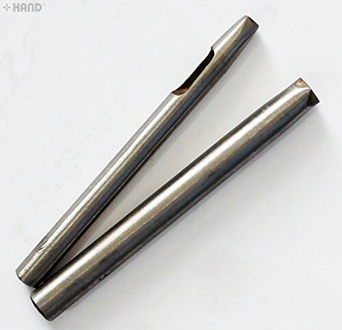 Close-up of 4x4 mm square hole punch tool