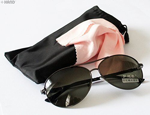 Two pairs of polarised aviator sunglasses in stylish design.