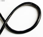 Black Fake Leather Assorted Widths Trim - appx 9 metres (BRT17 5mm)