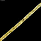 20m Gold/Silver Craft DIY Wedding Metallic Ribbon - Assorted Styles and Width (FG04 5mm Gold Sheer)