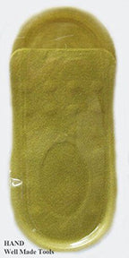 Men's and women's shoes with silicone heel lifts visible