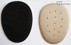Four pairs of breathable shoe insoles pads in packaging.