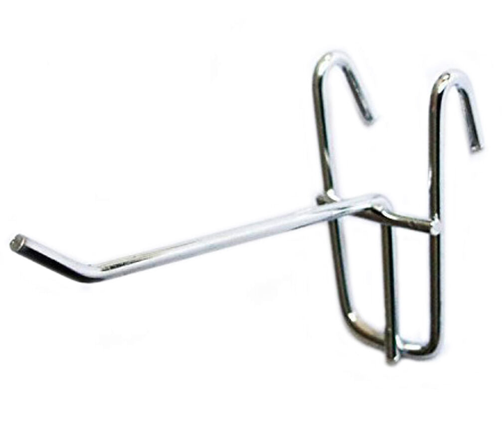 Five 20cm slatwall euro hooks displayed together