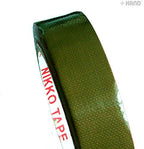 Close-up of the grey heat resistant tape showing texture and thickness.